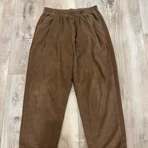 Classic Men's Corduroy Trousers in Rich Brown